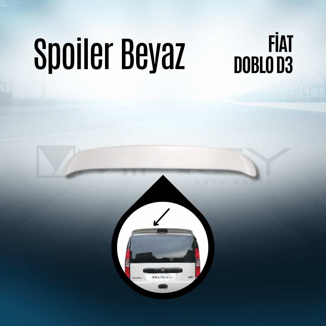 Spoiler Beyaz Doblo D3